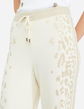 Pantalón Liu.Jo con animal print dorado