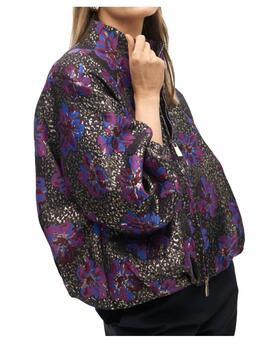 Bomber Lola Casademunt jacquard metalizado