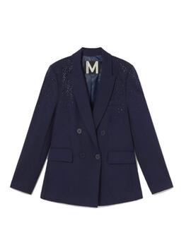 Americana Lola Casademunt detalle strass azul