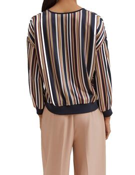 Blusa Lion Of Porches a rayas multicolor