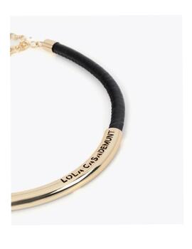Collar lola Casademunt corto tubo efecto piel