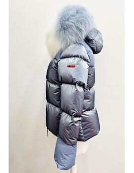Parka Dichi Ivón azul fox degradado