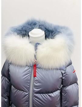 Parka Dichi Ivón azul fox degradado