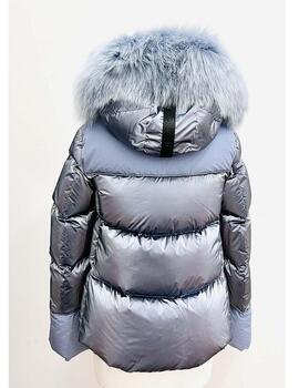 Parka Dichi Ivón azul fox degradado