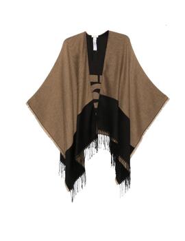 Poncho Liu Jo monograma negro-camel