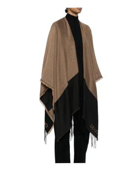 Poncho Liu Jo monograma negro-camel