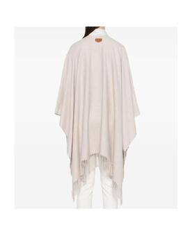 Poncho Liu Jo logotipado beige