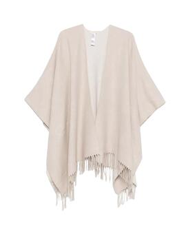 Poncho Liu Jo logotipado beige