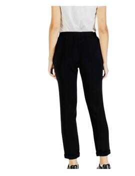 Pantalón Liu.Jo  banda logotipada en strass negro