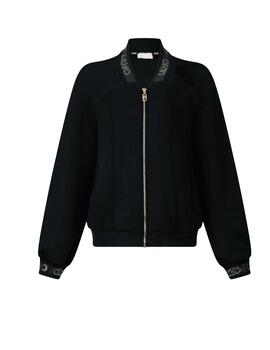 Chaqueta Liu.Jo con logos en strass cuello y puños