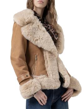 Chaqueta Fracomina Biker forrada pelo