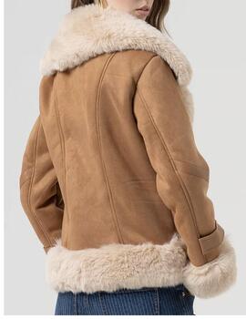 Chaqueta Fracomina Biker forrada pelo