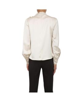 Blusa Fracomina puffy sleeves beige