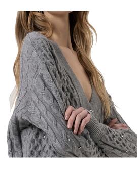 Chaqueta Fracomina botones joya con piedras