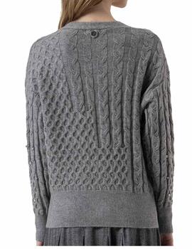 Chaqueta Fracomina botones joya con piedras