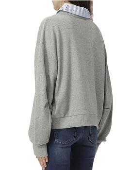 Sudadera Liu.Jo con cuello extraible con strass