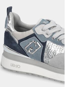 Zapatilla Liu Jo Maxi Wonder laminado y plataforma