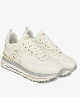 Zapatilla Liu Jo Maxi Wonder en piel y plataforma