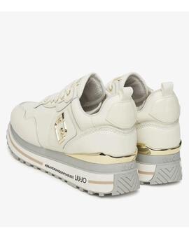 Zapatilla Liu Jo Maxi Wonder en piel y plataforma