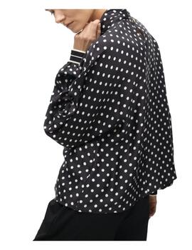 Blusa Lola Casademunt cuello perkins topos