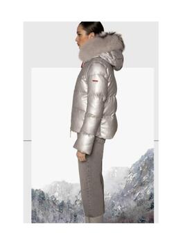 Parka Dichi Martina plata fox combinado