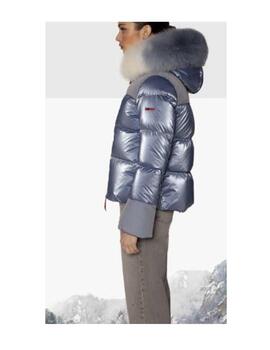 Parka Dichi Ivón azul fox degradado