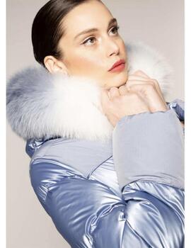 Parka Dichi Ivón azul fox degradado