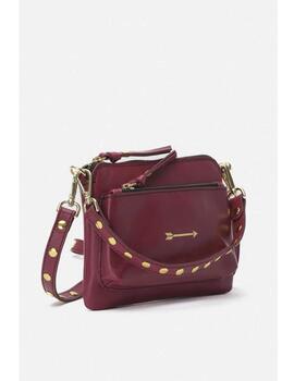 Bolso Mercules Bugsy piel burdeos