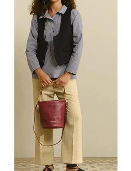 Bolso Mercules Perseo piel burdeos