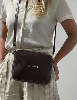 Bolso Mercules Barracuda piel marrón