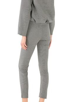 Pantalón Cristina Barros pata gallo con lurex