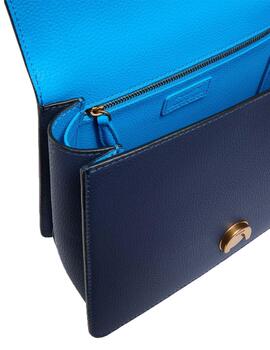 Bolso Pinko Love one top handle grande azul