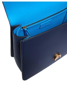 Bolso Pinko Love One Top Handle mini azul