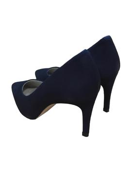 ZAPATO STILETTO ANTE AZUL