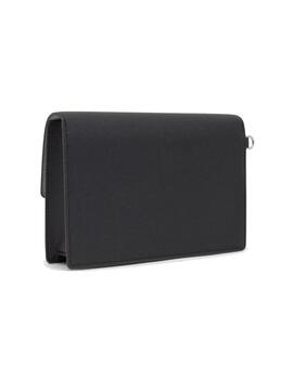 Clutch Tous Audree saffiano negr-gris
