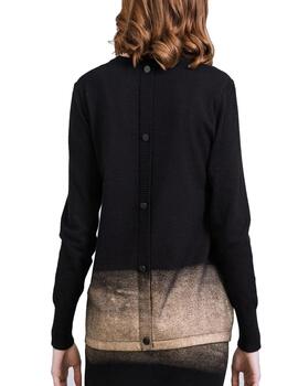 Jersey Scorzzo botones espalda negro dorado