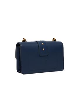 Bolso Pinko Love one mini piel azul