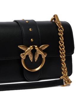 Bolso Pinko Love one mini piel negro