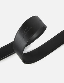 Cinturón Pinko love Birds 4 cm piel negro