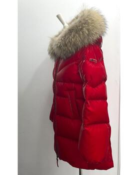Parka Dichi Alita roja con racoon