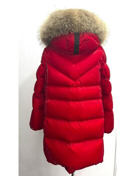 Parka Dichi Alita roja con racoon