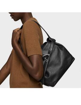 Bolso Tous saca  mediana Hold piel negro
