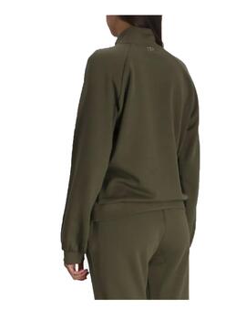 Chaqueta Liu Jo de chándal con piedras verde