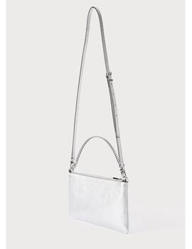 Bolso Michael Kors Jet Set piel plata