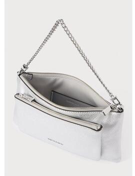 Bolso Michael Kors Jet Set piel plata