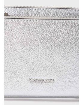 Bolso Michael Kors Jet Set piel plata