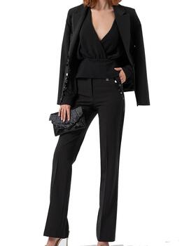 Pantalón Fracomina vestir con aplique lentejuela