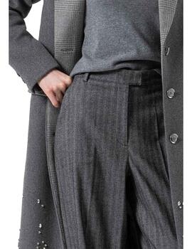 Pantalón Fracomina espiguilla gris