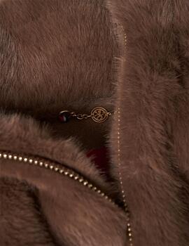 Chaqueta Lion Of Porches en pelo marrón