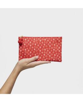 Neceser Tous m. plano Bear anniversary rojo